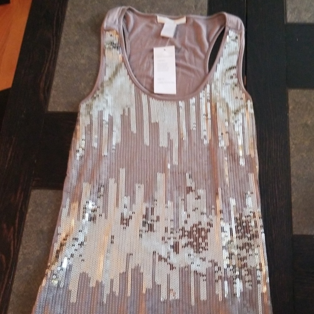 Womens sequined tank top